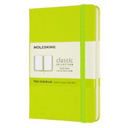 Блокнот Moleskine Classic Pocket A6 96 листов без линовки салатовый на сшивке (90x140 мм)